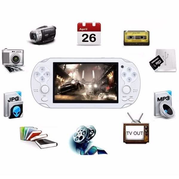4.3 inch Game Console 3000 Games Built-in Video Camera Retro
