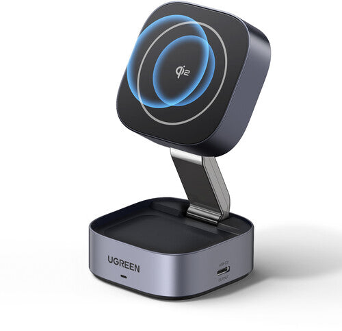 Ugreen 2-in-1 Magnetic Wireless Charger - Ugreen 2-in-1 Magnetic Wireless Charger - Cell Phone Accessories