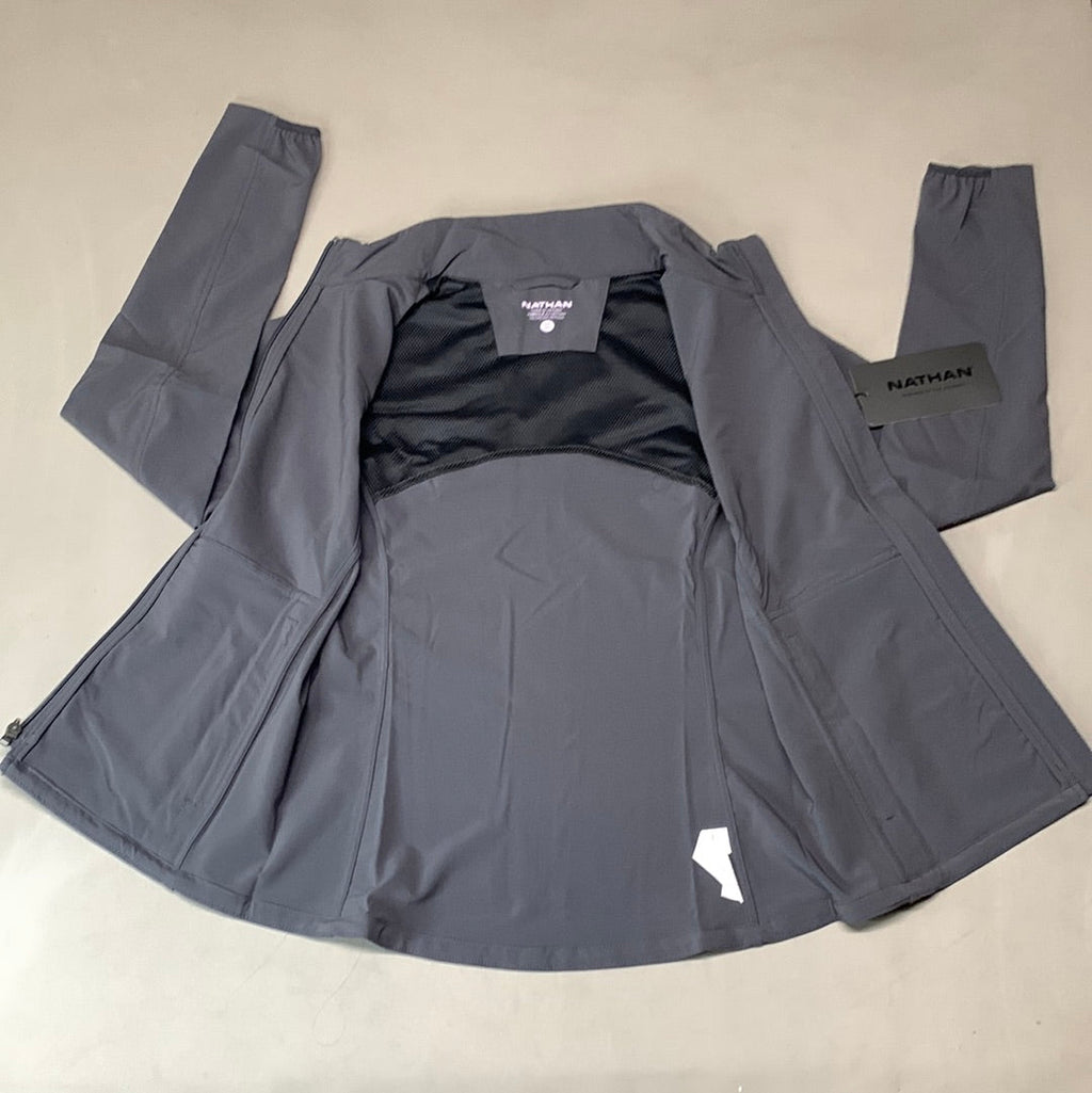 NATHAN Vamos Track Jacket Women's Sz XS Dark Charcoal NS50040-80078-XS (New)