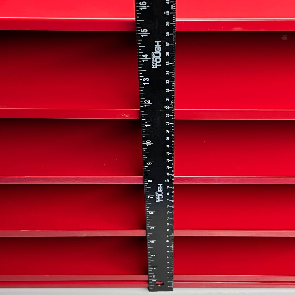 IMPERIAL Steel Equipment Rack 21.25"x15.5"x12.5" Red 310B-17-S1181