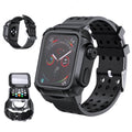 44 MM Full Cover Clear Case Screen Protector with Bands for Apple iWatch 4 and 5