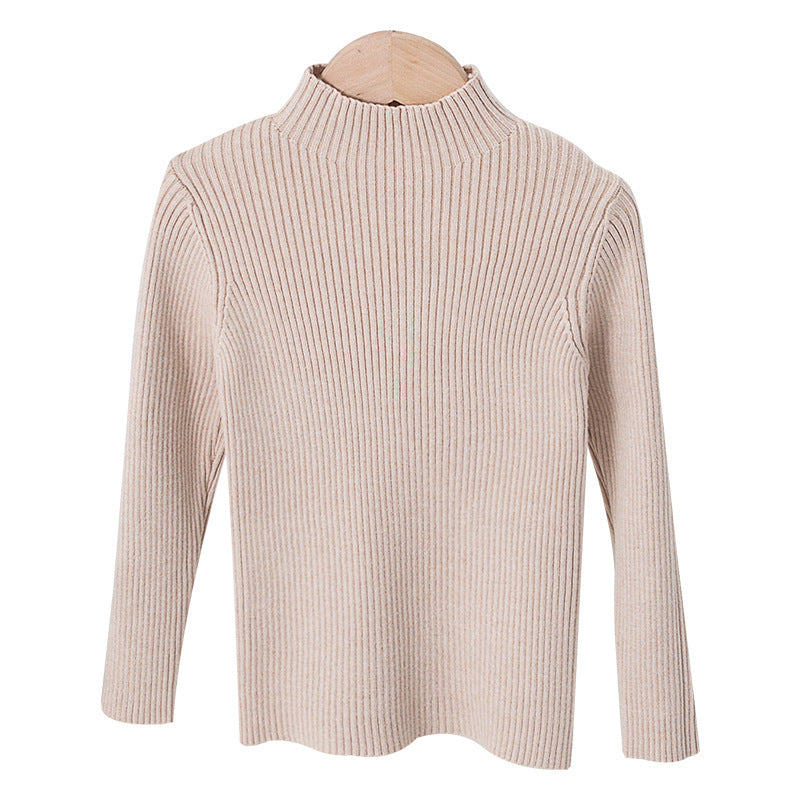Children's Mock Neck Sweater Knitwear Top