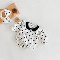 Infant Children's One-piece Clothes Polka Dot Short Sleeve
