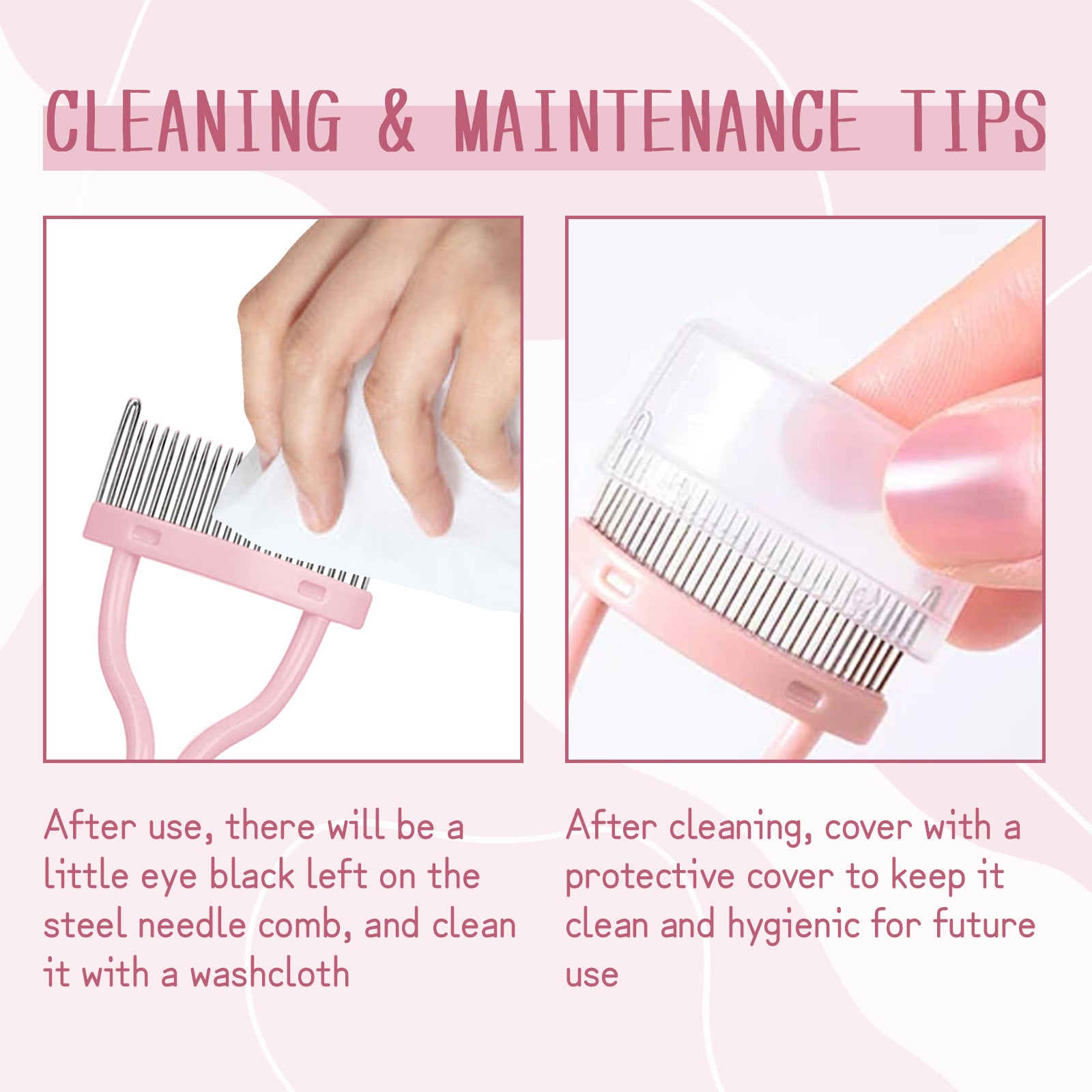 Eyelash Filter Separator Comb Eyelash Multi-Function Brush To Remove Eyelash Clumps Sticky Curl