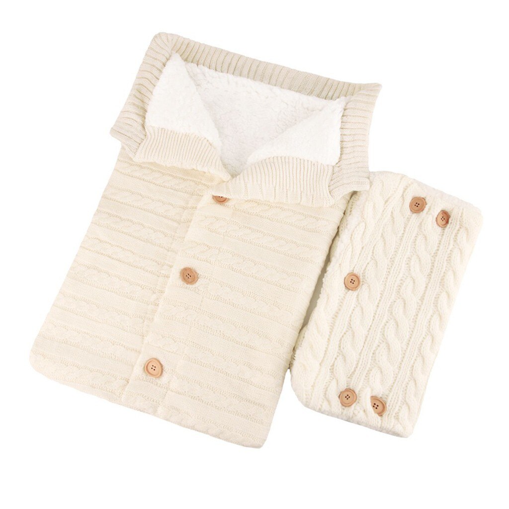 Infant Baby  Swaddle Sleeping Bag Cute Soft Sleep Sack Stroller Wrap+Stroller Gloves