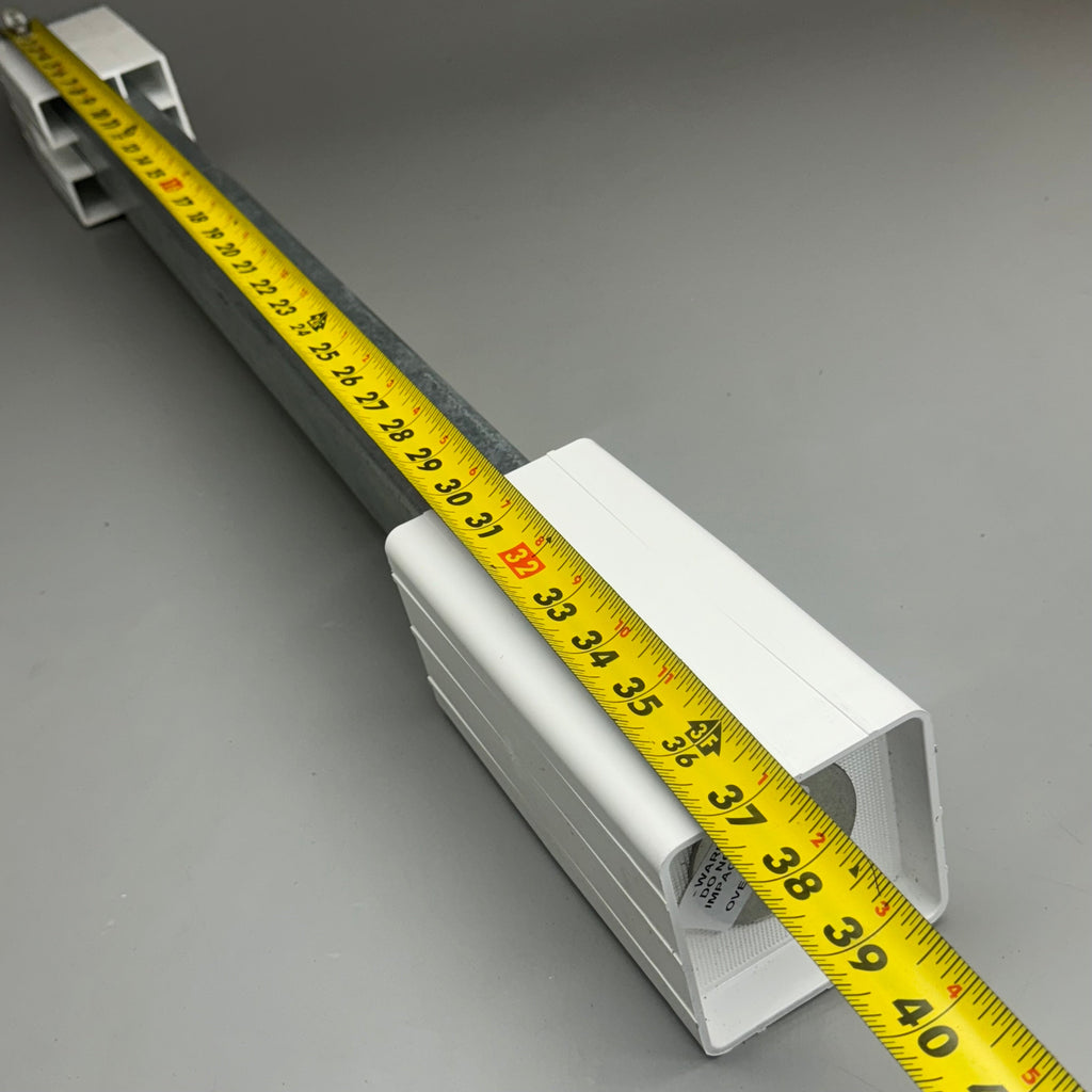 FIBERON Easy Install Post Sleeve Surface Mount Kit 37"x3.5" Silver 10131