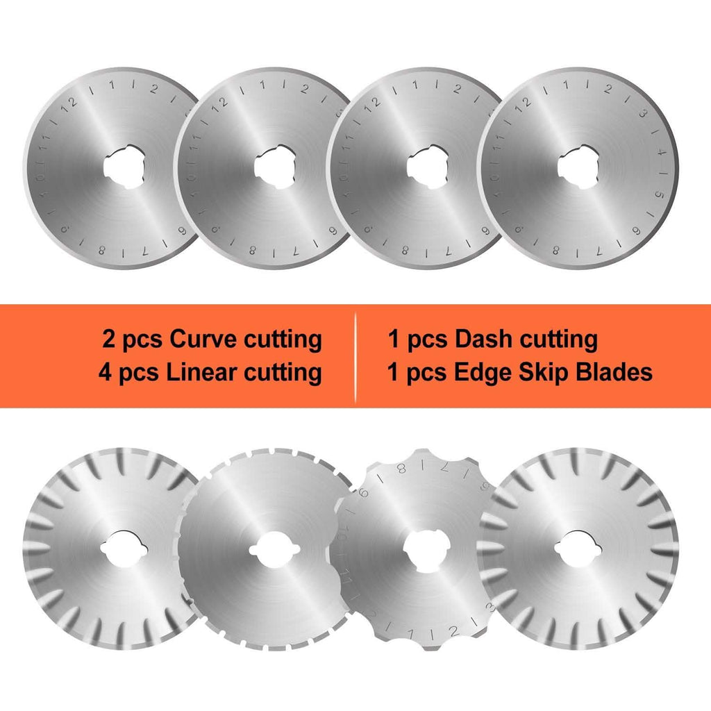 45mm Rotary Cutter Set with 8 Replacement Blades