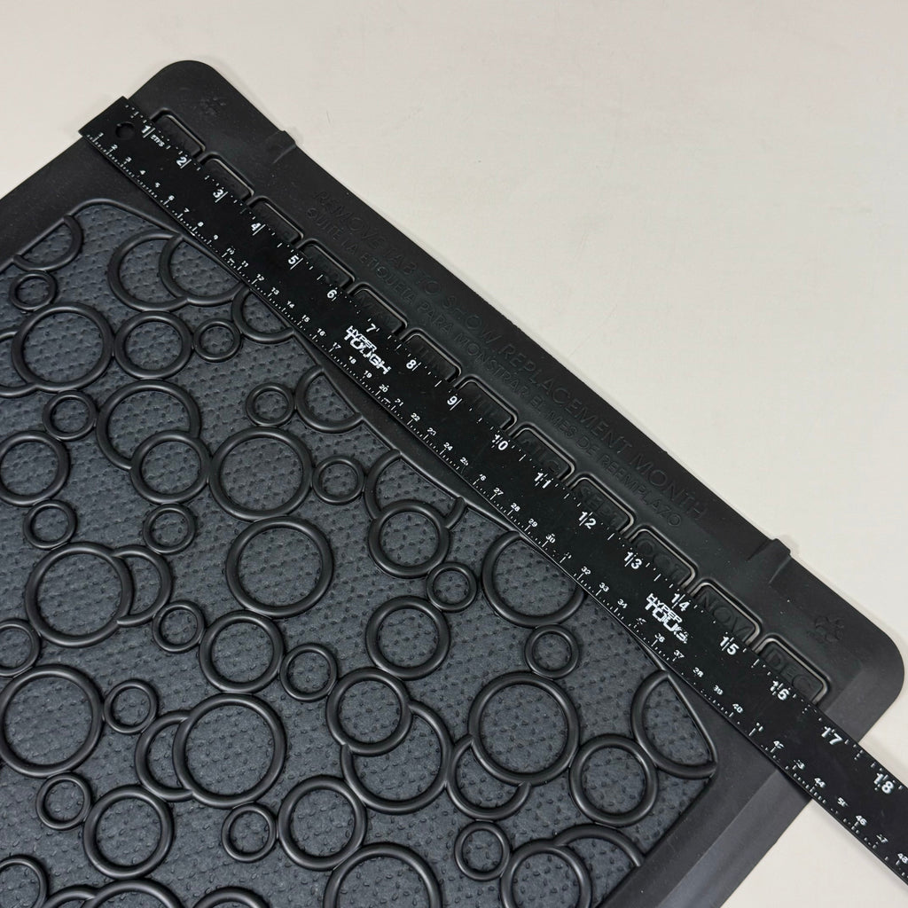 BOARDWALK (6 PACK)Urinal Mats 2.0 Include Month Markers for Replacing 17.5"x20"