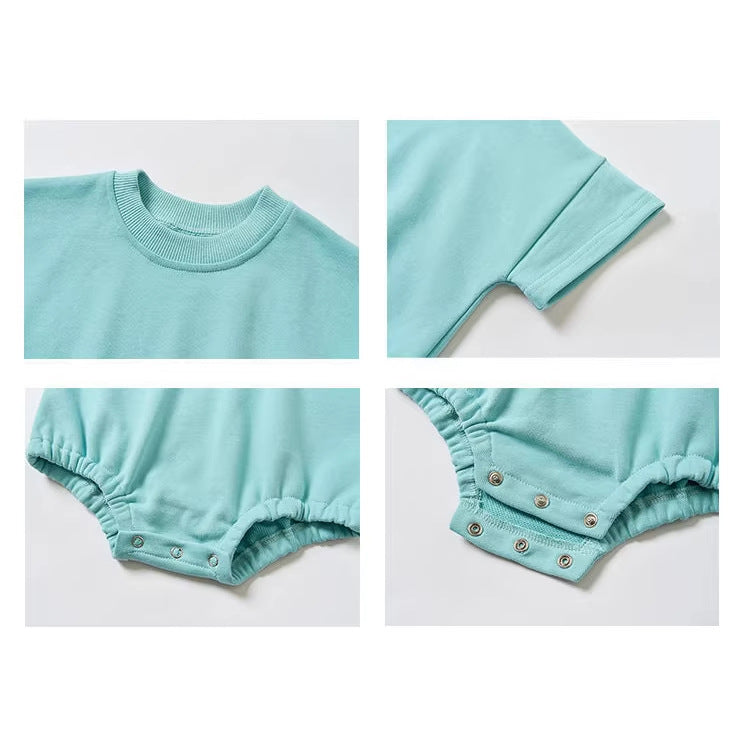 Short-sleeve Organic Cotton Romper