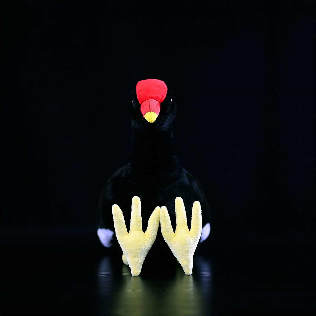 Black Water Chicken Plush Toy Red Bone Top
