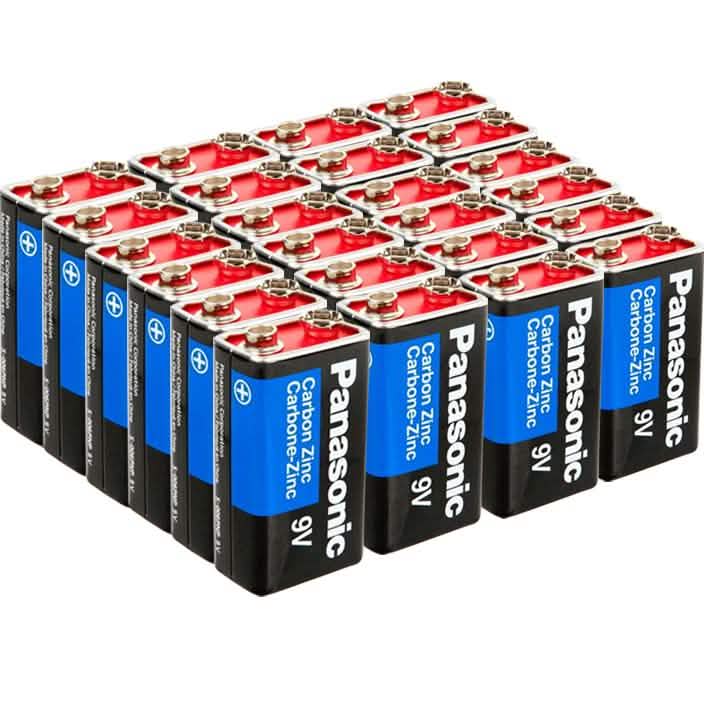 48-Pack: Panasonic Super Heavy Duty 9V Batteries