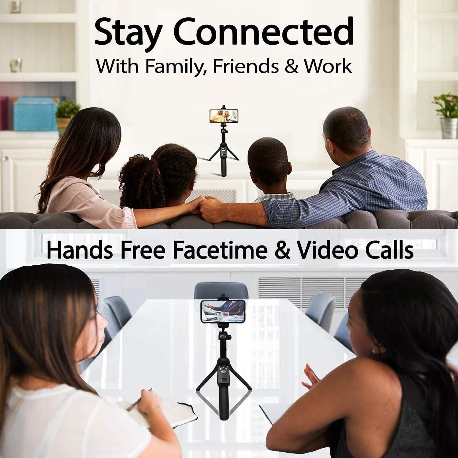 48" Portable Selfie Stick and Tripod