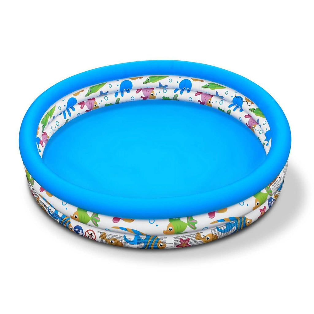 48 x 10 Inflatable Swimming Pool with 3 Velvets Water Drain Plug
