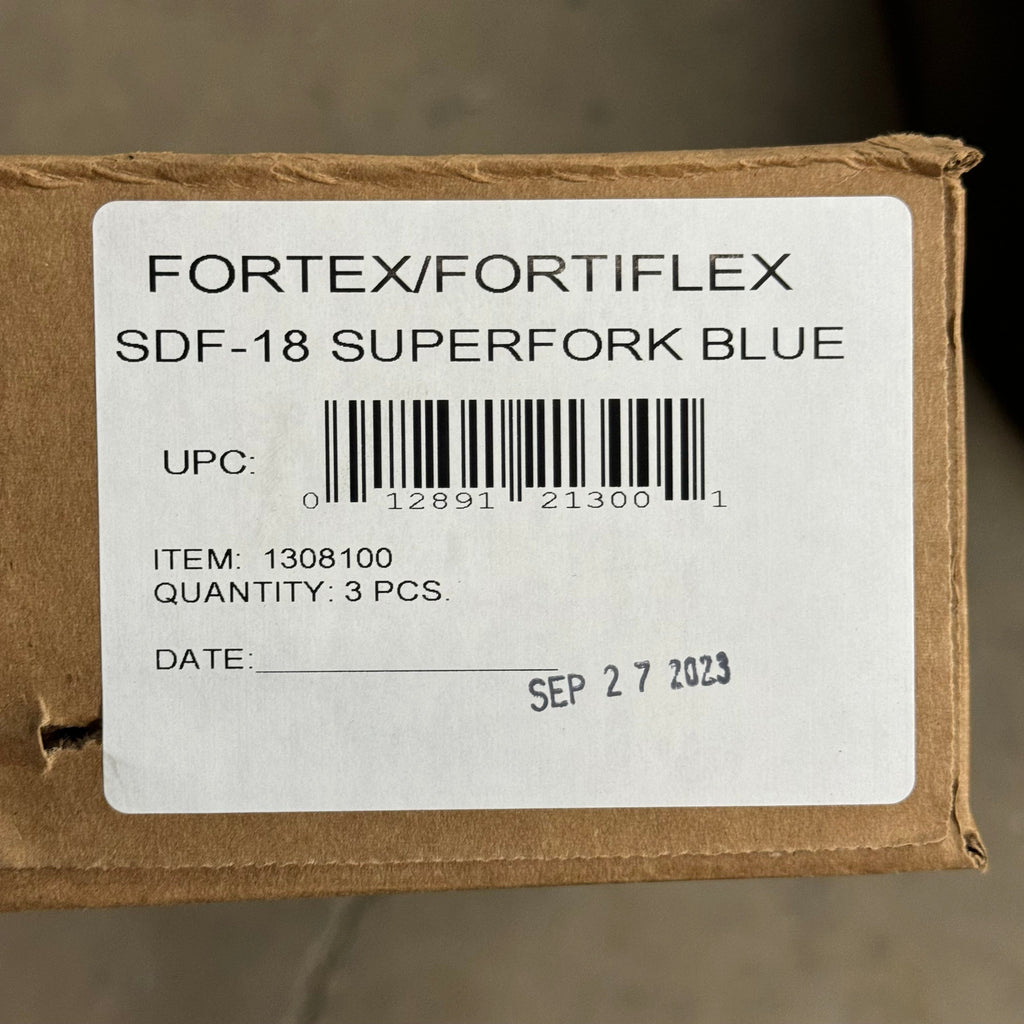 FORTFLEX SuperFork SDF-15 Blue Manure Fork Set Wood Handle New