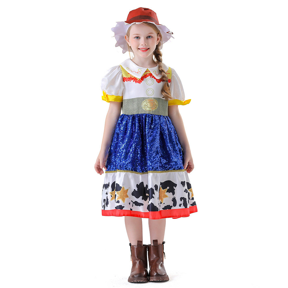European And American Cosplay Cuisi Children Shirt Suit