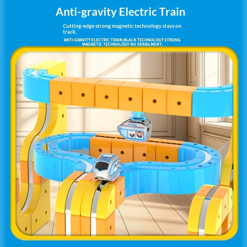 Childrens Electric Magnetic Levitation Track Building Toy