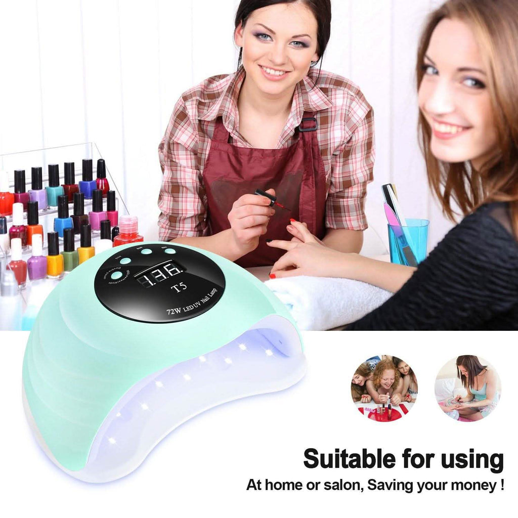 48W UV LED Gel Nail Lamp with 4 Timer