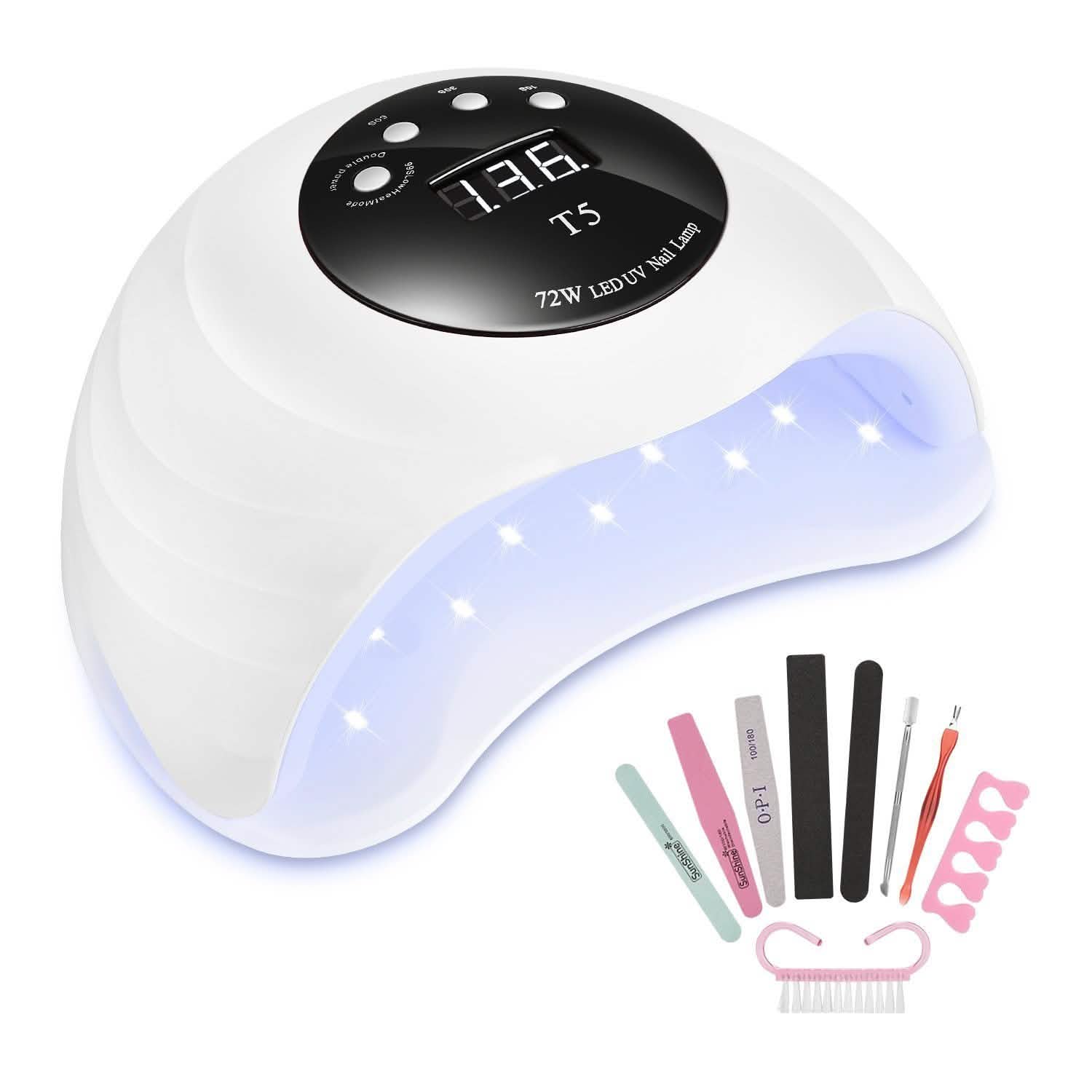 48W UV LED Gel Nail Lamp with 4 Timer