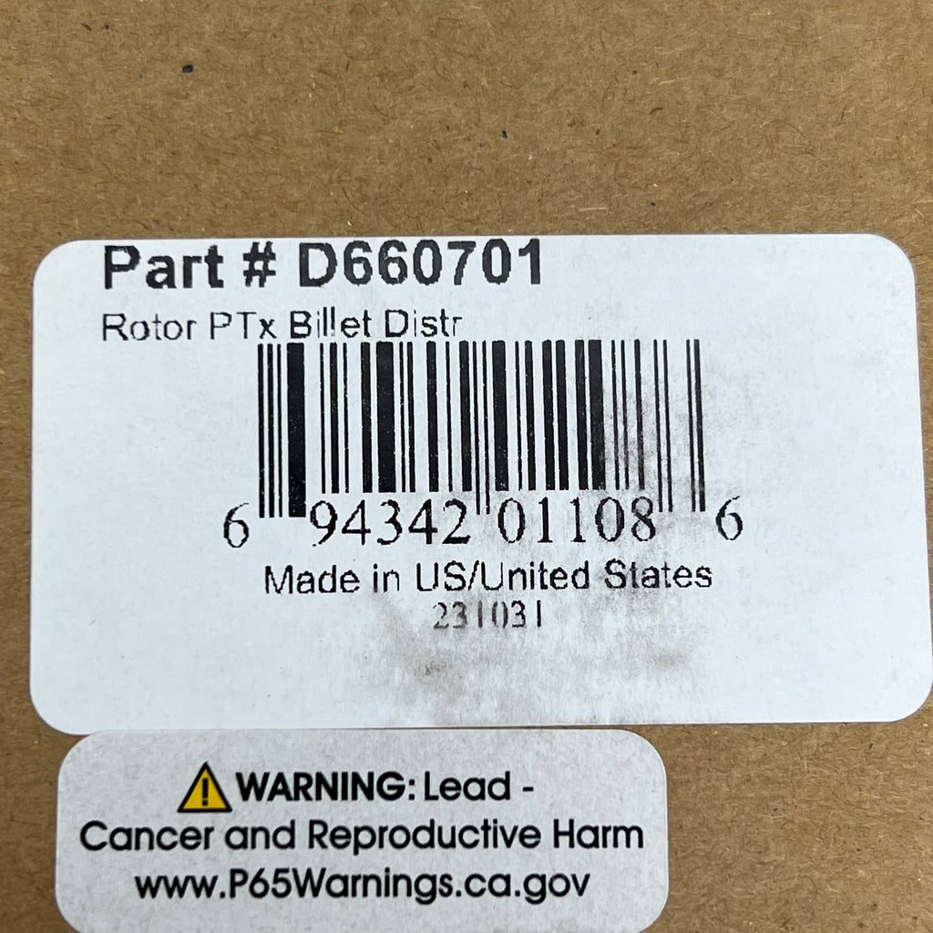 PERTRONIX Premium Rotor Flamethrower w/ Brass Contact Billet Distributer D660701