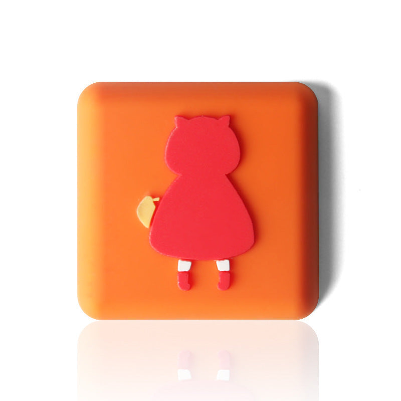 Original Cartoon Silicon Door Bumper Pad Thickened Wall Door Handle Protection Pad Table Corner Door Rear Buffer Mute Shockproof