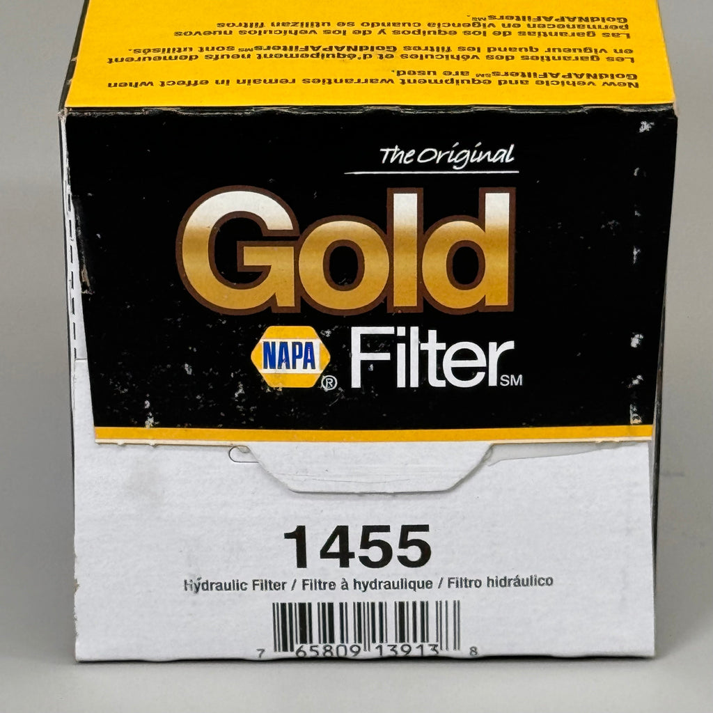 NAPA Original Gold Filter Industrial Hydraulic Filter Mircoglass 1-3/8" 1455