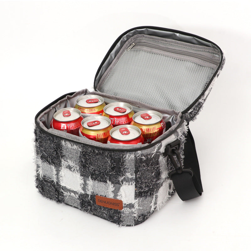 Creative portable hand-held insulated bag lunch bag office worker lunch bag