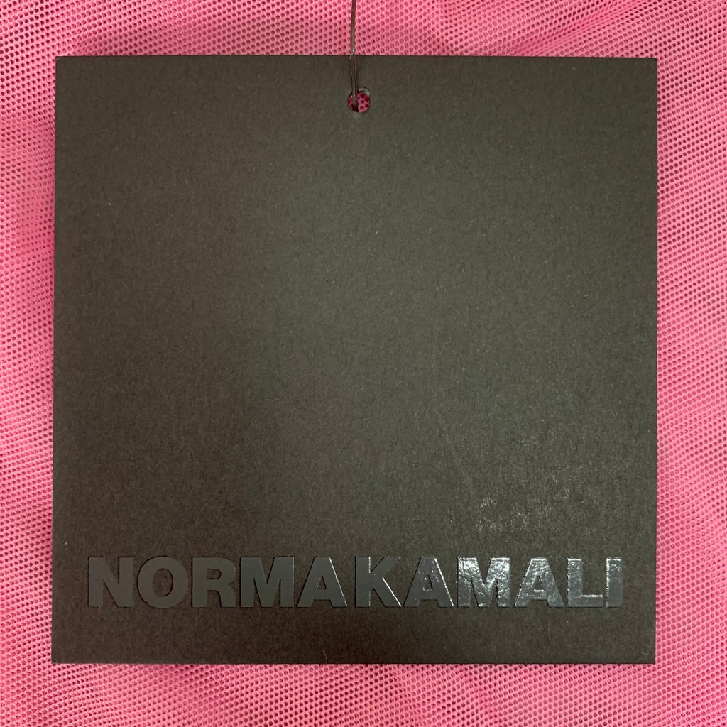 NORMA KAMALI Nk Shirt w/ Faux Pockets Sz M/38 Candy Pink ST1236MS963966