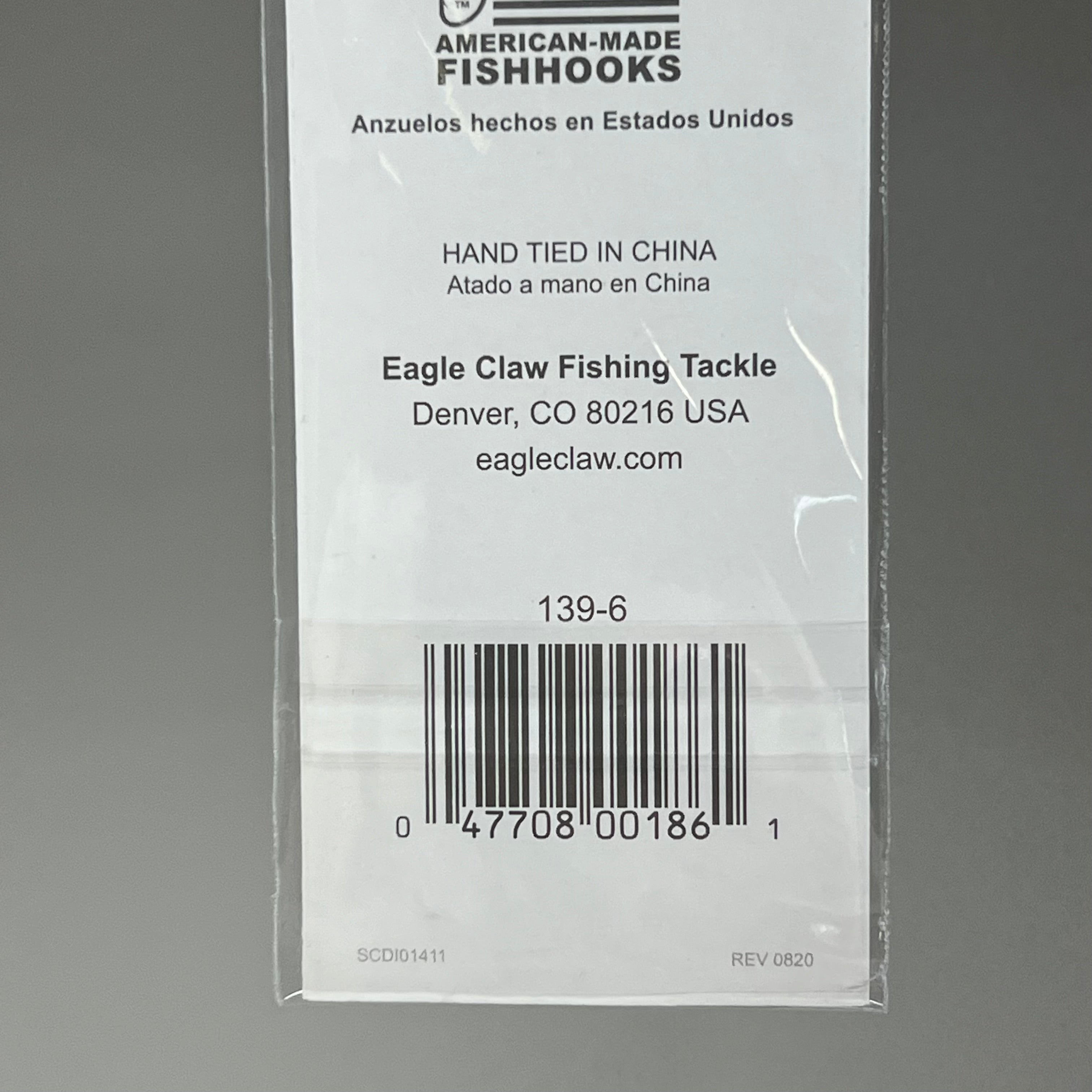 EAGLE CLAW (12 PACK) Versatile Bait Holder Snell Easy Rig Bronze #6 6pc 391-6