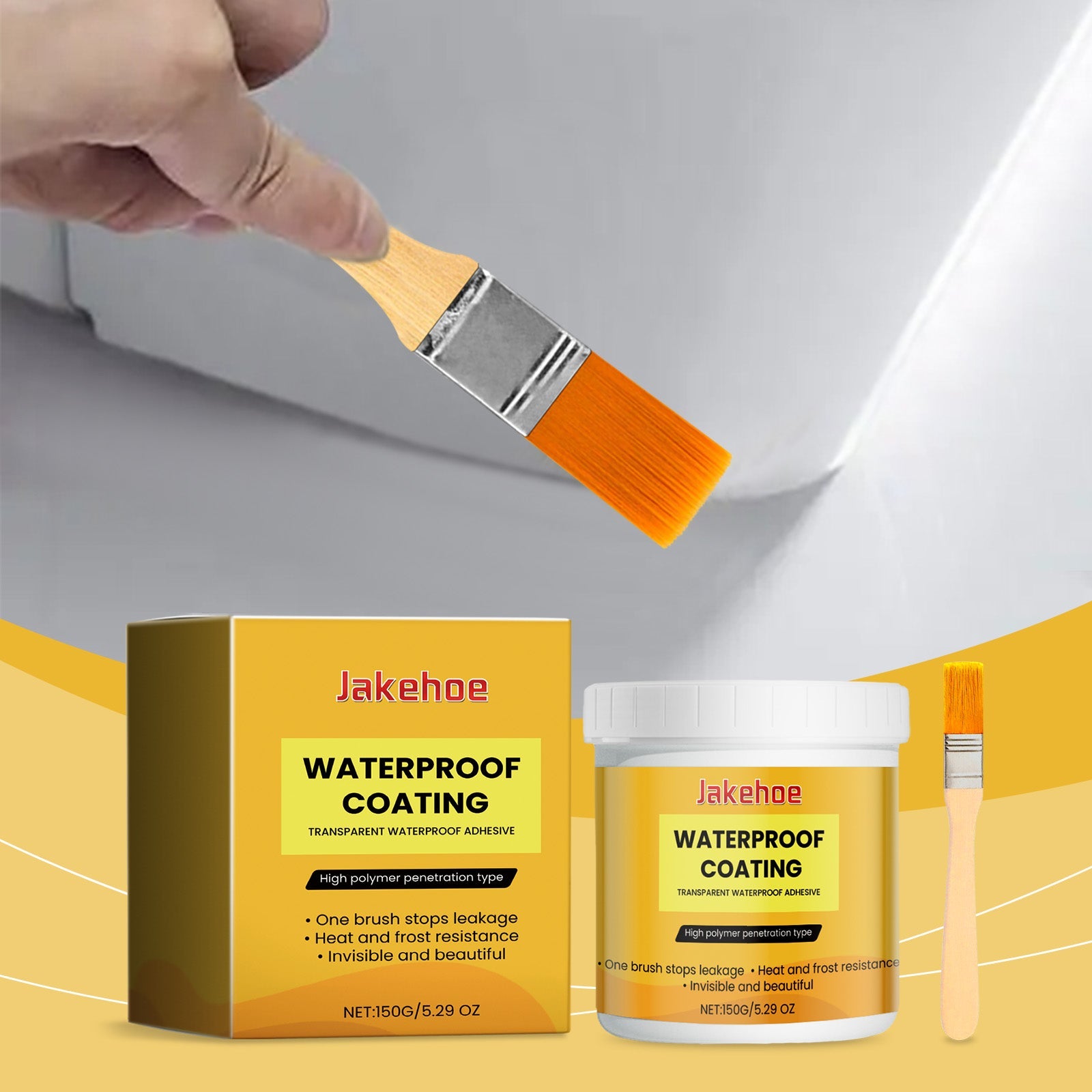 Transparent Waterproof Glue Waterproof Paint Glue Tile Wall Tile Leak Repair Material Transparent Glue