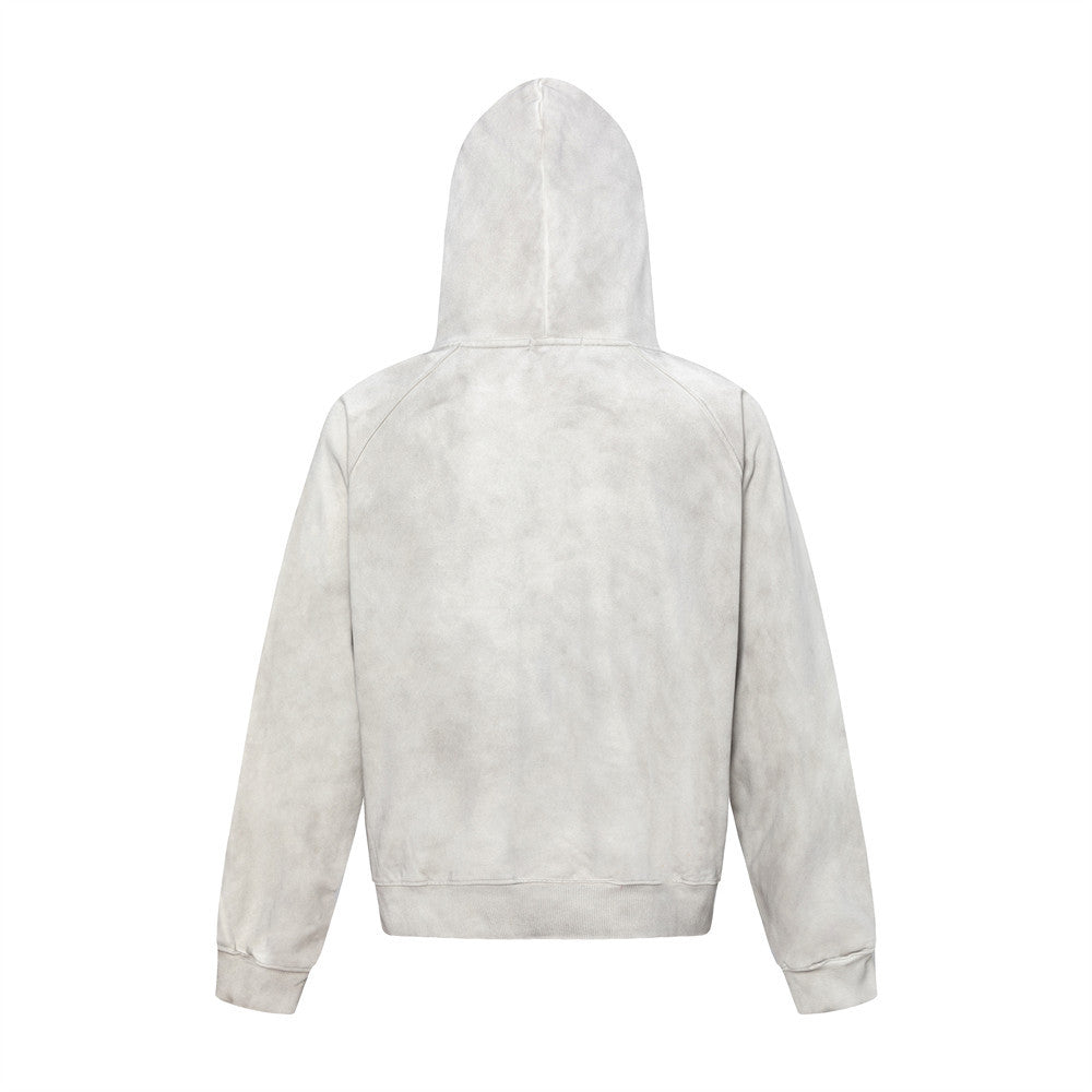 Emblem Embroidered Letter Hoodie Loose Hoodie Hoodie