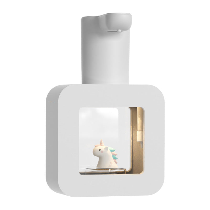 Cute Cat Rechargeable Touchless Automatic Soap Dispenser 400ml Kids foam Soap Dispenser with Night Light