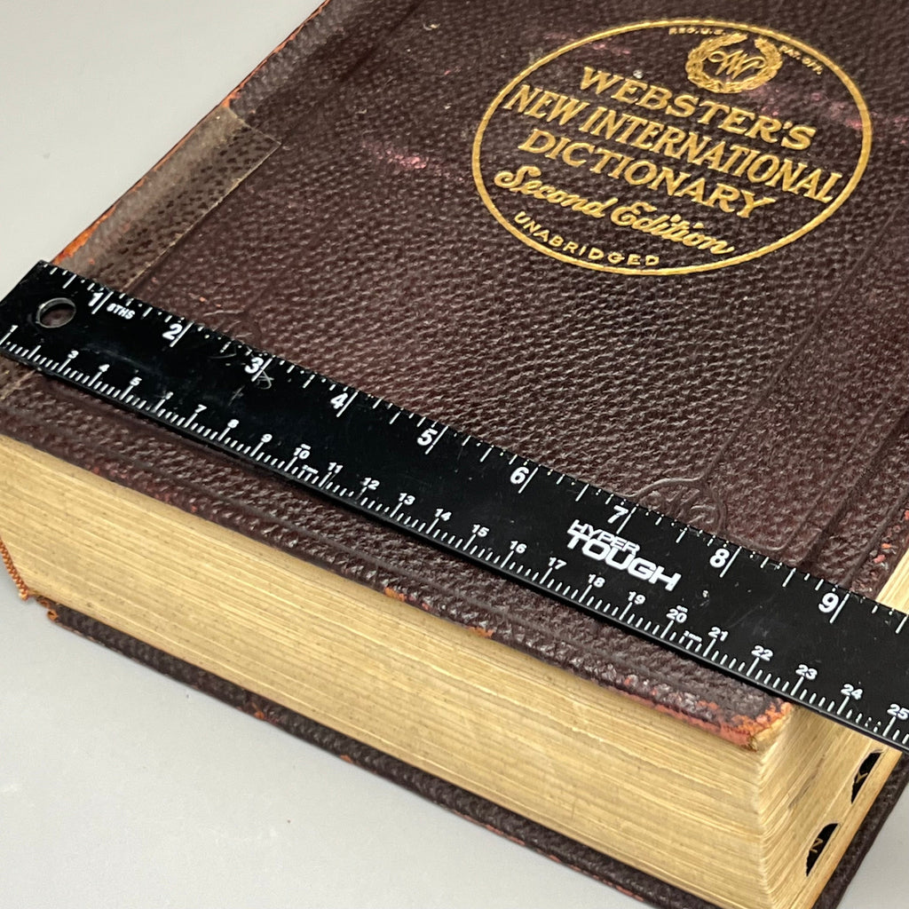 Collection of WEBSTER’S NEW INTERNATIONAL DICTIONARY Second Edition & Book Techniques of RADIOBIOCHEMISTRY (Used)