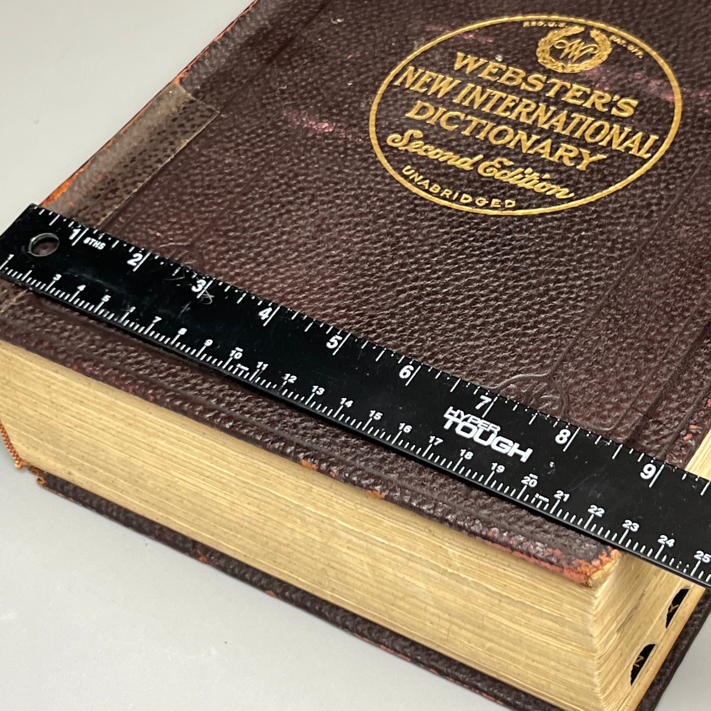 Collection of WEBSTER’S NEW INTERNATIONAL DICTIONARY Second Edition & Book Techniques of RADIOBIOCHEMISTRY (Used)