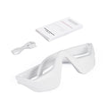 Microcurrent Massaging Eye Beauty Device with EMS and Red Light for Eye Massage and Dark Circle Reduction