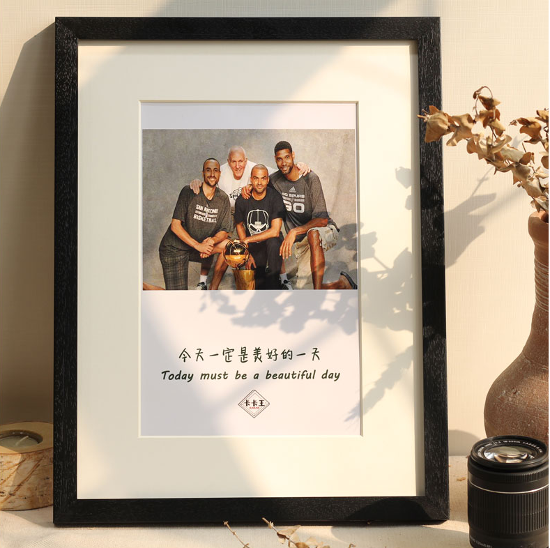 Developing photos, customizing solid wood picture frame, wall hanging 8k4ka3a4 36 "24 20" advertising poster mounting