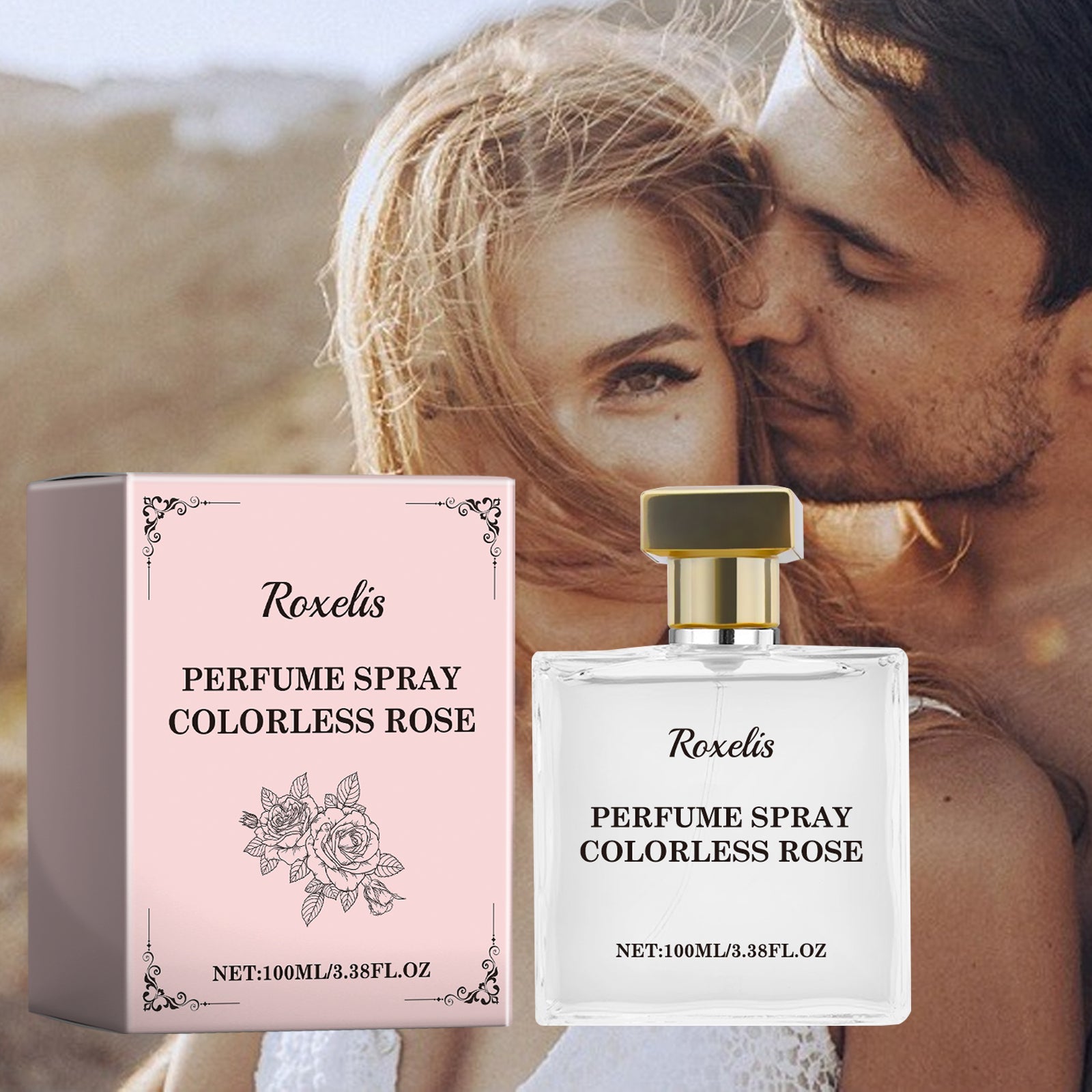 Colorless Rose Perfume, Lasting Fragrance For Women Fresh And Elegant Flower Language Series Elegant Charming Fragrance