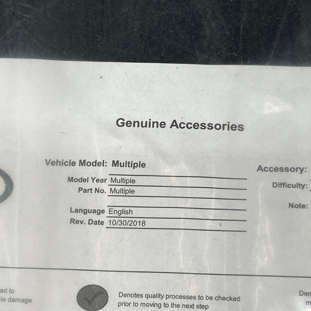 KIA Niro Cargo Mat Carpeted Cargo Liner G5. 12AC2. 0 FH G5F12-AC200