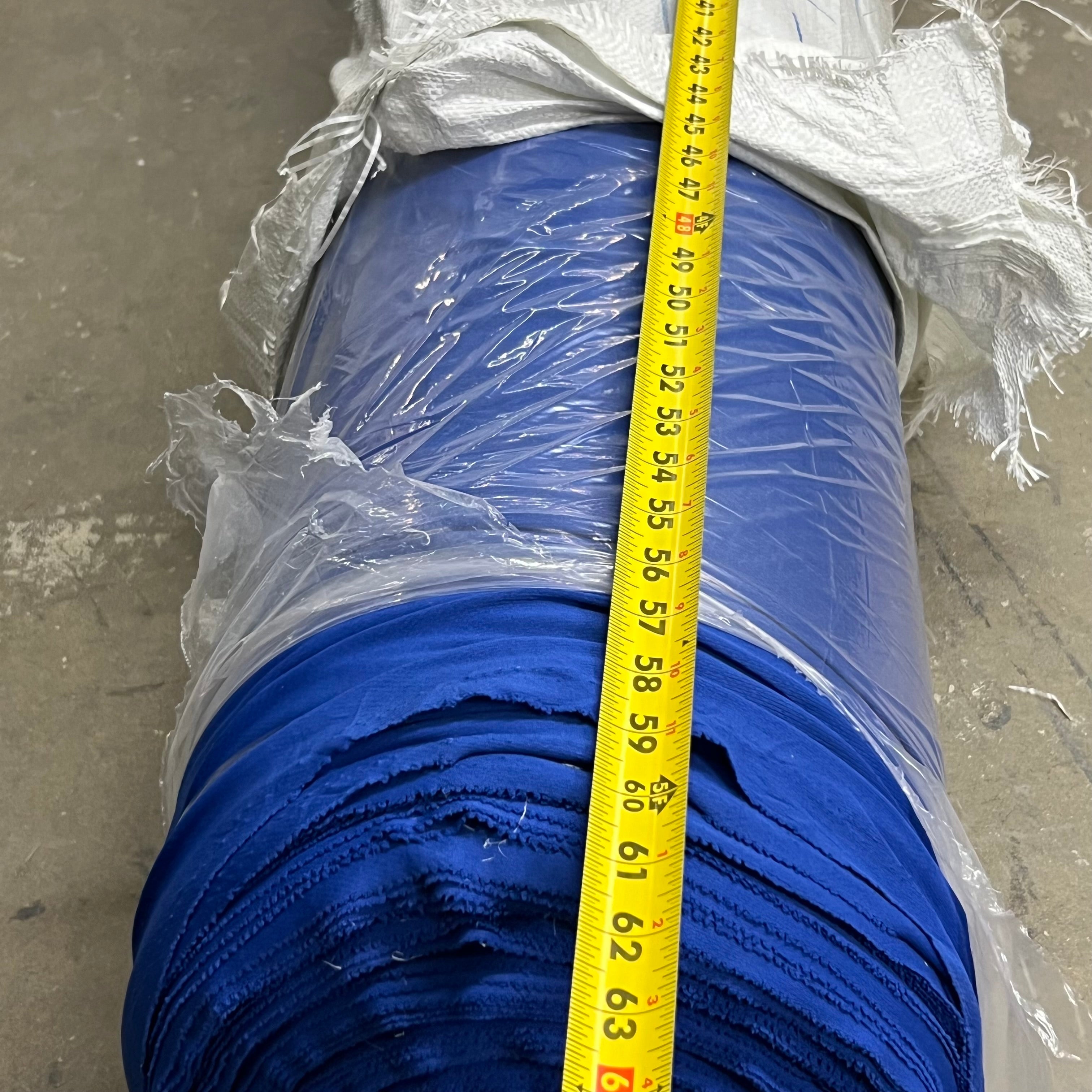 Polyester Knit AM/AM Treatment 60" W x 118 yards L Royal Blue (NEW)