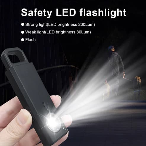 Anti Spier Self-Defense Security Alarm With Motion Sensor & LED