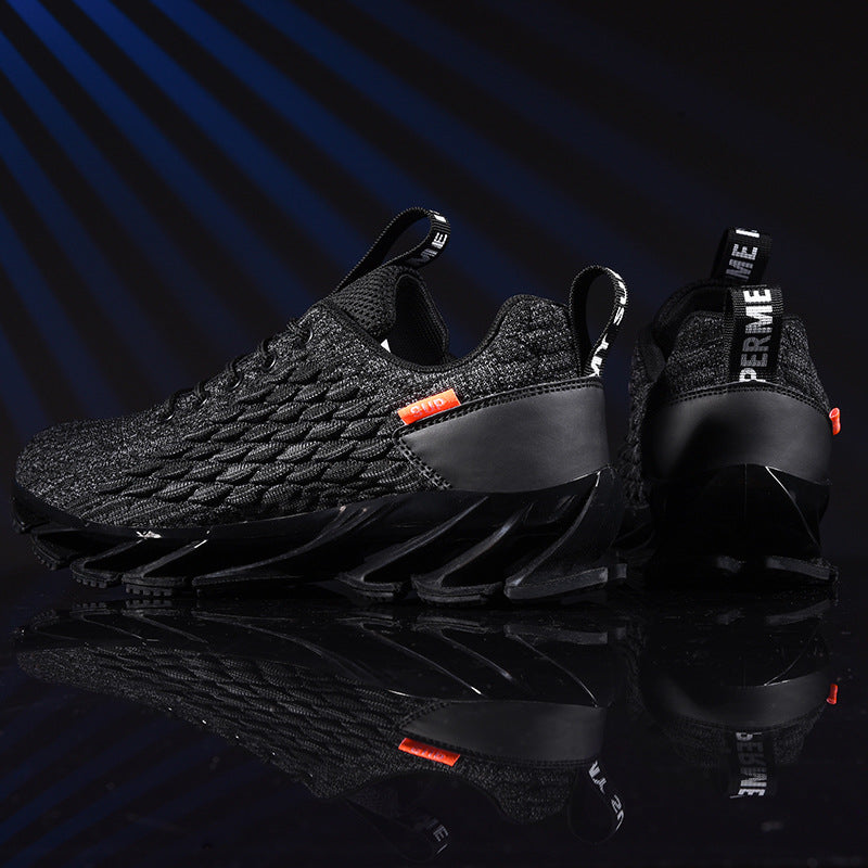 Mens Modern Sneakers Breathable Running Shoes Outdoor Sport Casual Couples Gym Mens Lightweight Unique Design Bottom Breathable Tennis Sport Sneakers