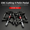 Bicycle Peddals Quick Release Rainproof Seal Bearing 8.2cm Widened Non-slip Chrome Molybdenum Bike   Mountain Bike Pedals Pedals Aluminum Bicycle Flat Platform Pedals Lightweight Non-Slip Sealed Bearing For Road Mountain