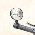 1PC Bicycle Rearview Wide Angle Handlebar Mirrors Flexible Rotate Cycling Rear View Bike Mirror Adjustable 360 Degree Rotatable Rearview Bicycle Mirrors Shockproof Wide Angle Safety Mirror For Most Mountain Road Bike