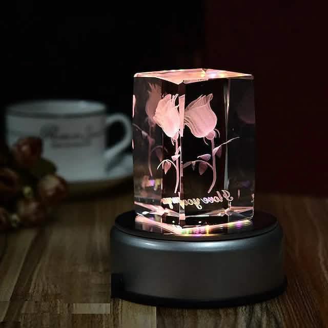 4 LEDs Illuminated Base Lamp