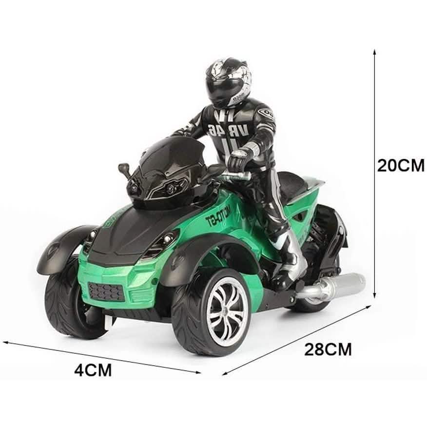 4WD Off-Road 3-Wheel Drifting Stunt RC Motorcycle