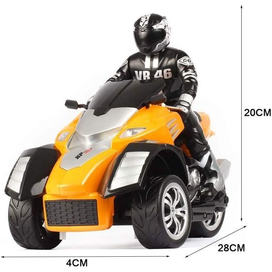4WD Off-Road 3-Wheel Drifting Stunt RC Motorcycle