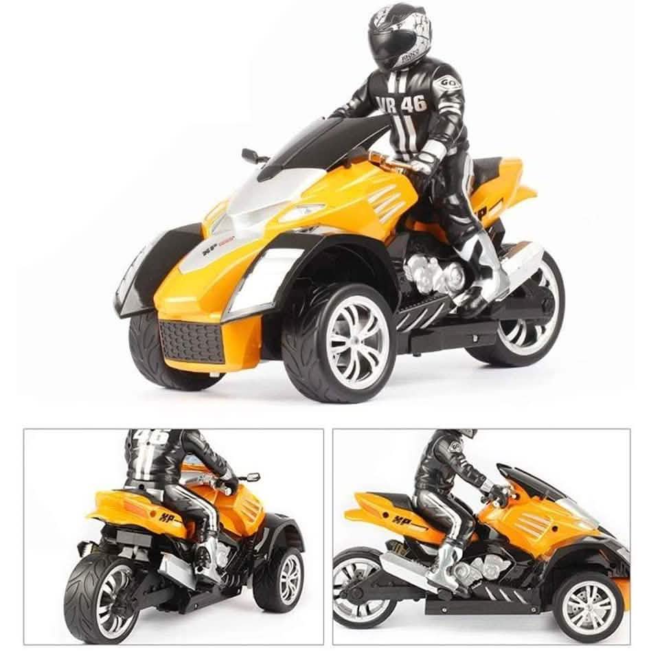4WD Off-Road 3-Wheel Drifting Stunt RC Motorcycle