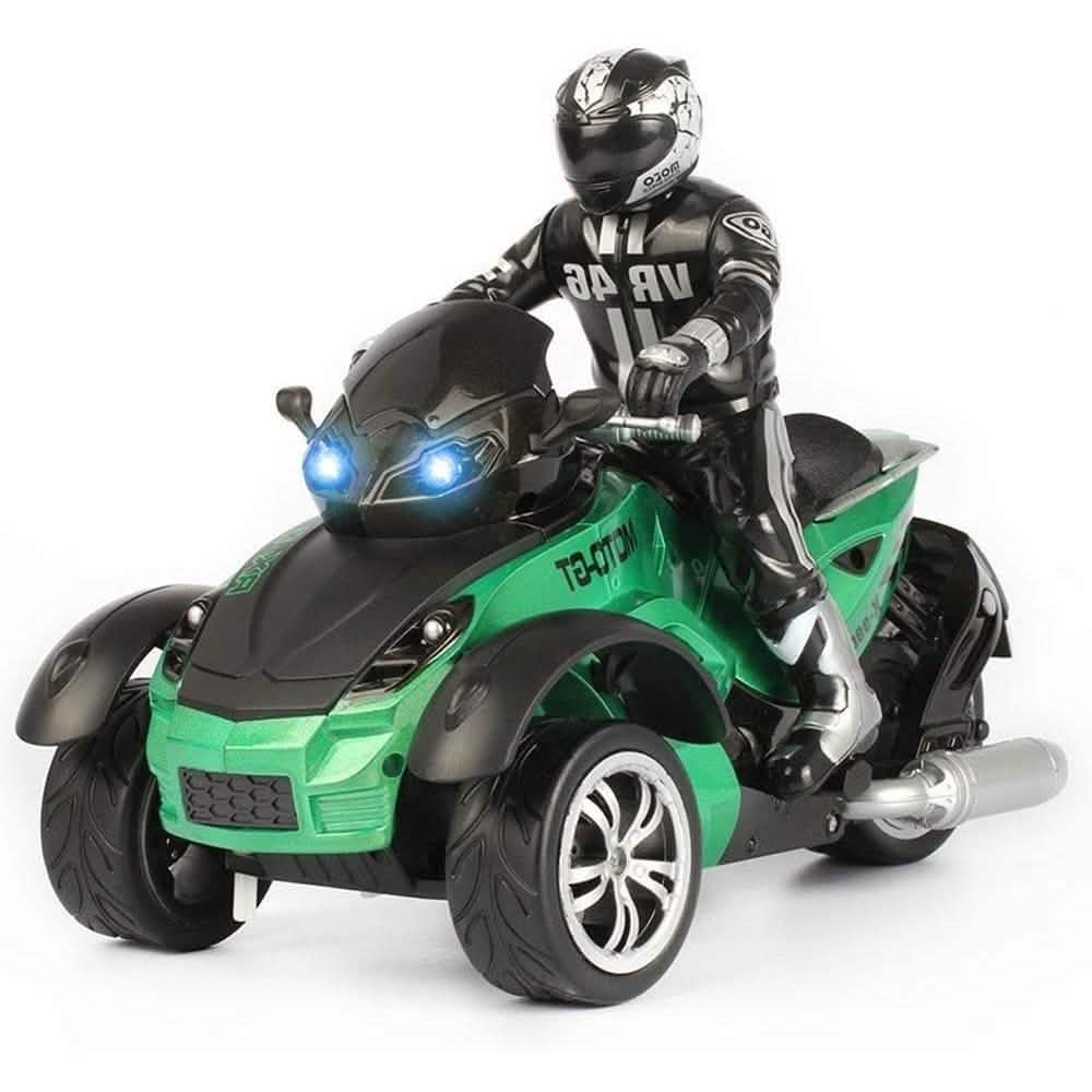 4WD Off-Road 3-Wheel Drifting Stunt RC Motorcycle