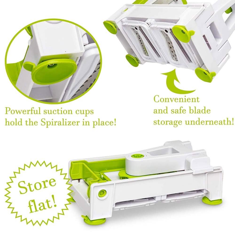 5-Blade Vegetable White Spiralizer and Slicer