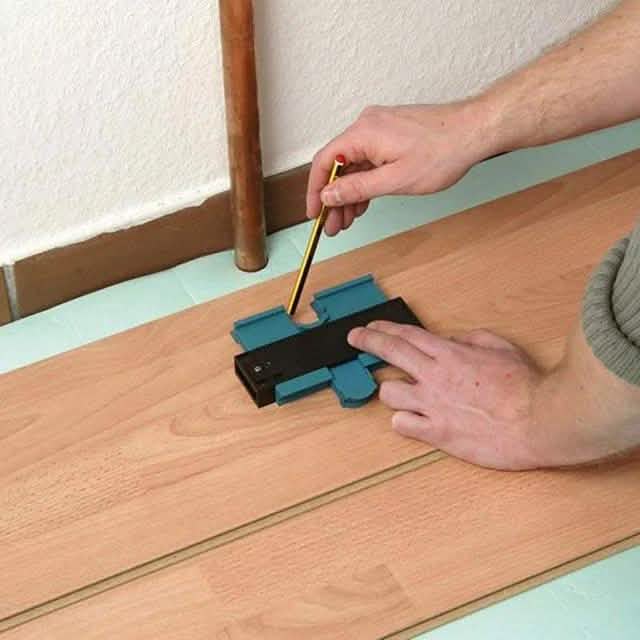 5" Contour Profile Gauge Tiling Laminate Tiles Edge Shaping Wood Measure Ruler