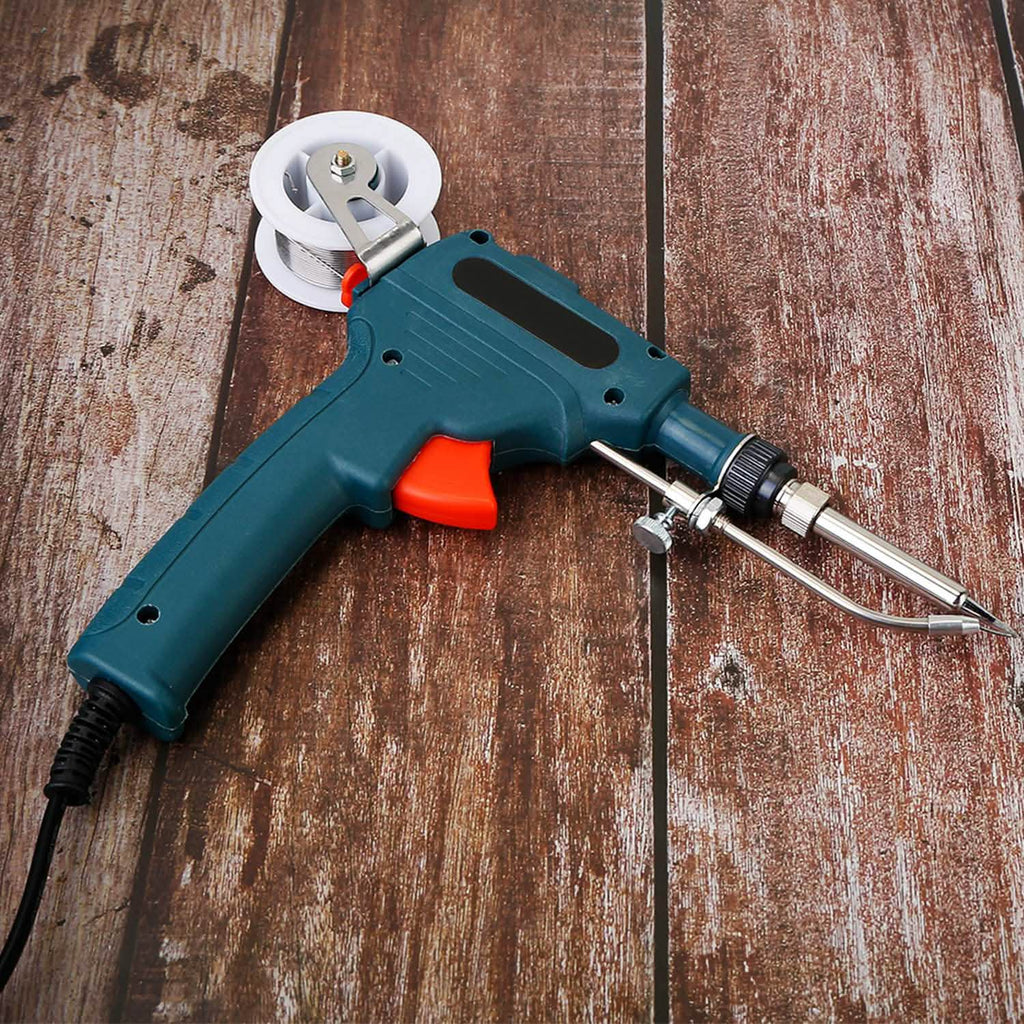 5-in-1 Automatic Hand-Held Soldering Iron Gun Kit